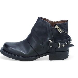 A.S. 98 Steve Studded Black Bootie Women's EU 40 US 9-9.5